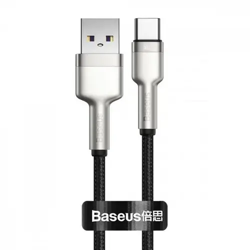 Cablu de date Baseus Cafule CAKF000001, 66 W, USB / USB Type-C, 0.25 m (Negru)