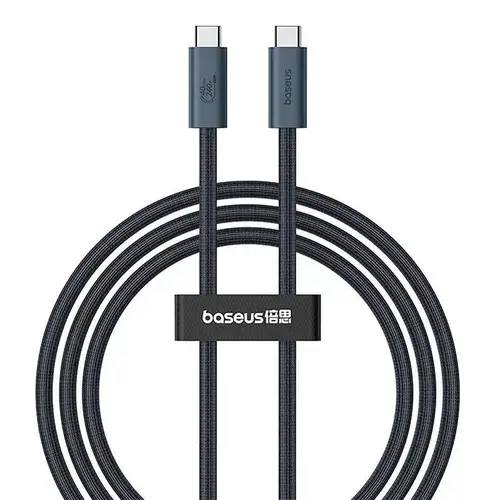 Cablu de date, Baseus P10311803111-00, 240 W, 1 m, Type C (Negru)