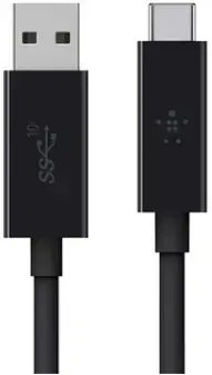 Cablu de date Belkin F2CU029BT1M-BLK, Tip-C, 0.9m (Negru)