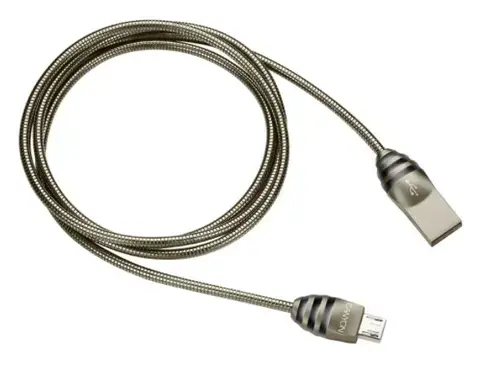 Cablu de date Canyon CNS-USBM5DG, Micro USB, USB 2.0 Type A, 1 m (Argintiu)