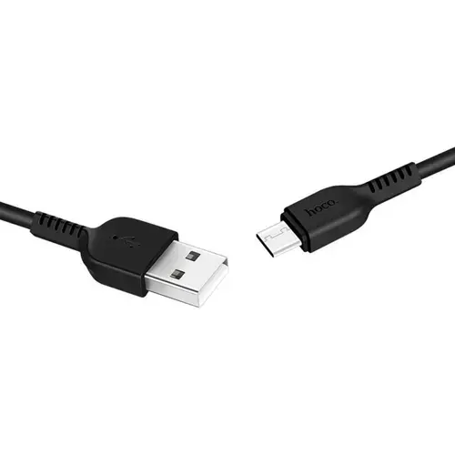 Cablu de date Hoco X20 Flash, USB - USB Type-C, silicon, 1m, 2A, Negru