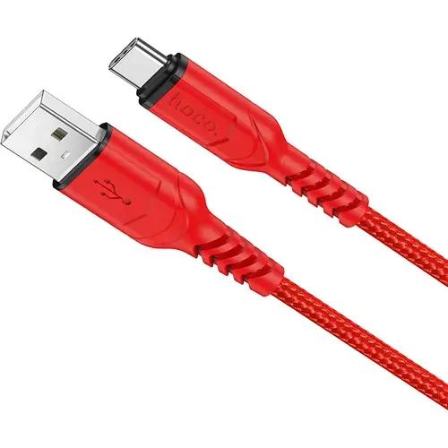 Cablu de date HOCO X59 Victory, USB - USB Type-C, 1 m, 2.4A, Rosu