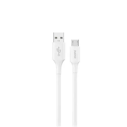Cablu de date/incarcare Dudao L2SM, 18W, 1.2m, USB-A - microUSB (Alb)