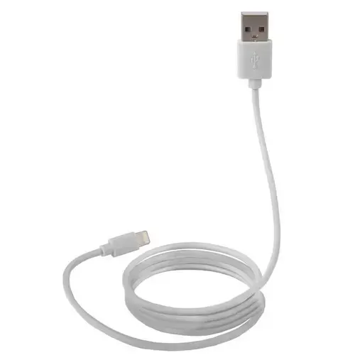 Cablu de date/incarcare tip Lightning Canyon, MFI, ultra compact, 1m, Alb