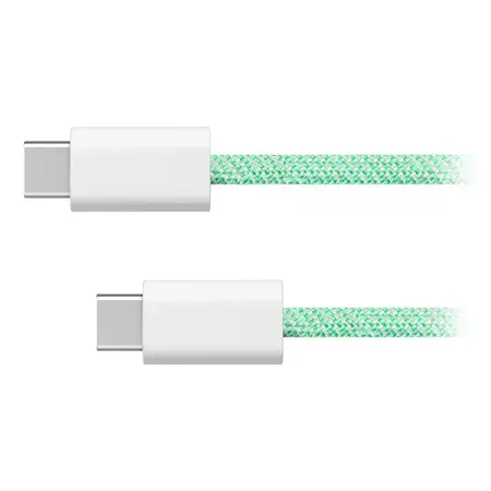Cablu de date Kruger&Matz KM1272-1G, TYPE C - TYPE C, 100W, 1 m (Verde)