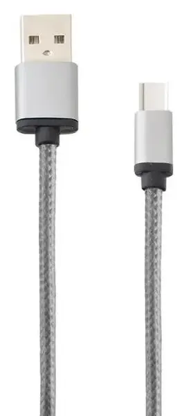 Cablu de date Lemontti LCTYPCUSB15, USB Type-C, 1.5m (Gri)