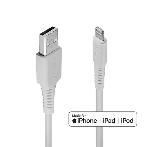 Cablu de date Lindy LY-31326, 1m, USB 2.0 - Lightning