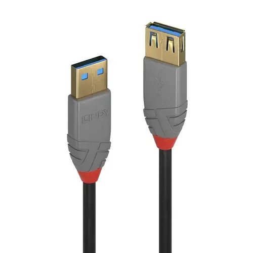 Cablu de date Lindy LY-36760, 0.5m, USB 3.2 Type A, 5Gbps