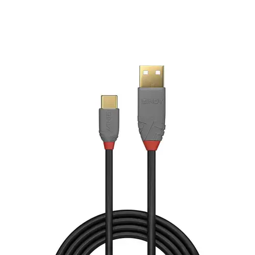 Cablu de date Lindy LY-36887, 2m, USB 2.0 Type A - USB-C