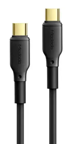 Cablu de date Mcdodo Black Series CA-8351, USB Type-C - USB Type-C, 5 A, 1.2 m, 100 W, PD (Negru)