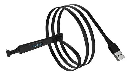 Cablu de date Mcdodo Thor Series Gaming CA-4890, Lightning, 2 A, 1.2 m (Negru)