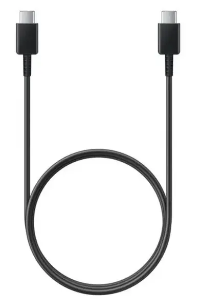 Cablu de date Samsung EP-DA705BBE, GP-TOU021RFBBW, 3A, USB Type-C - USB Type-C, 1m, Bulk (Negru)