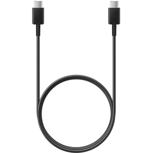 Cablu de date Samsung EP-DA705BBEGWW, USB-C to USB-C, 1 m, Negru