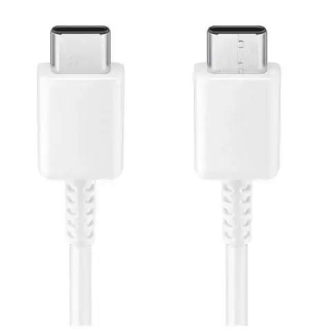Cablu de date Samsung EP-DA705BWEGWW, USB Type-C - USB Type-C, 1m (Alb)