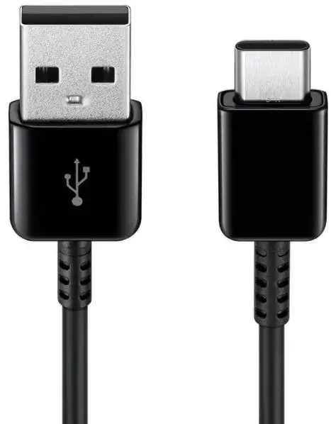 Cablu de date Samsung EP-DG930IBEGWW, USB Type-C, 1.5m (Negru)