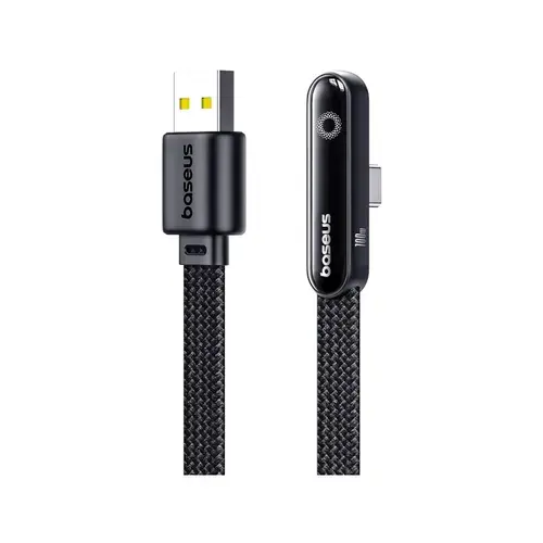 Cablu de date si alimentare Baseus MVP, USB la USB Type-C, 1m (Negru)