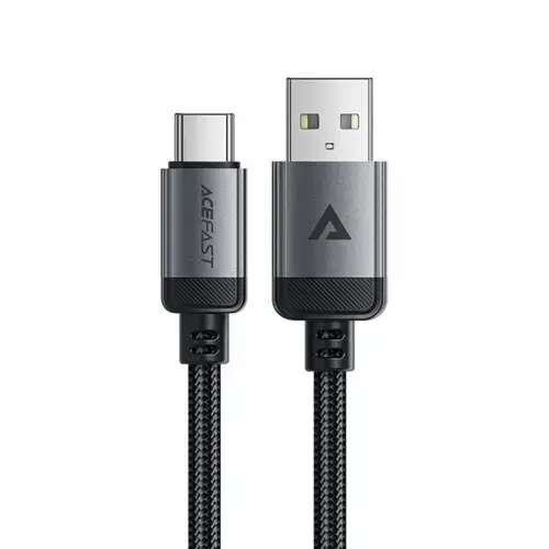 Cablu de Date si Incarcare USB-A - USB-C Acefast C20-04, 18W, 1.2m (Negru)