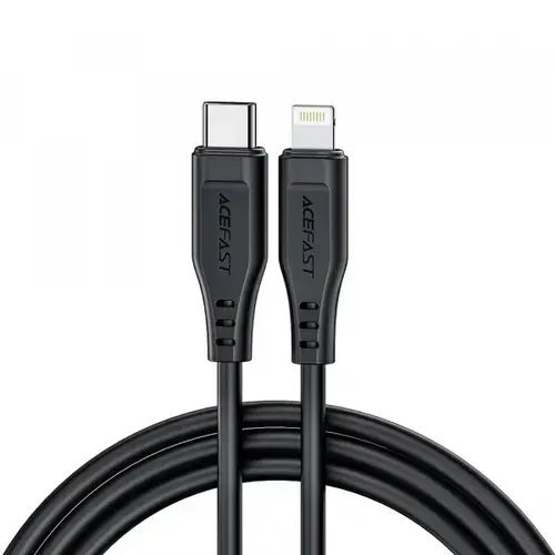 Cablu De Date si Incarcare USB-C - Lightning Acefast C3-01, 30W, 1.2m (Negru)