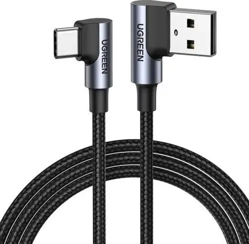 Cablu de date Ugreen UGR1467, USB-A la USB-C, 3m (Negru)