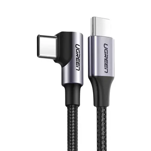 Cablu de date Ugreen US255, USB Type C - USB Type C, 60W, 20V, 3A, 2 m, Negru