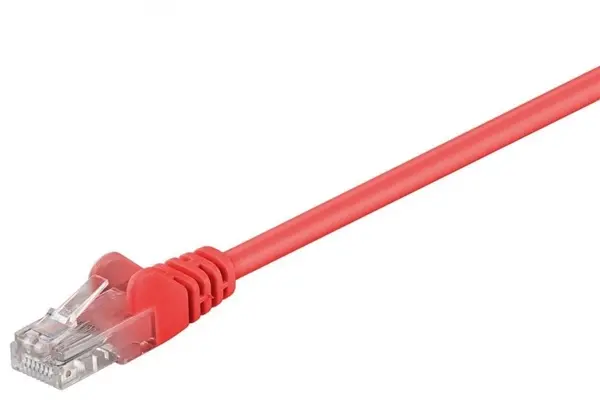 Cablu de retea cat 6 UTP 1m Rosu, sp6utp010R