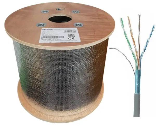Cablu de retea Dahua, FTP Cat5e, 305m, 24AWG, cupru OFC, PoE, CPR Eca, PFM920I-5EF-C