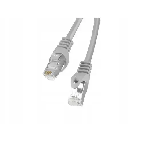 Cablu de retea din fibra optica Lanberg, RJ45 cat.6 FTP 3m , Gri