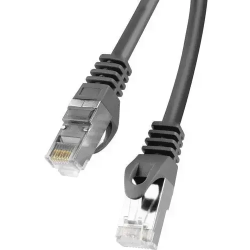 Cablu de retea din fibra optica, Lanberg, RJ45 cat.6 FTP 5m, Negru