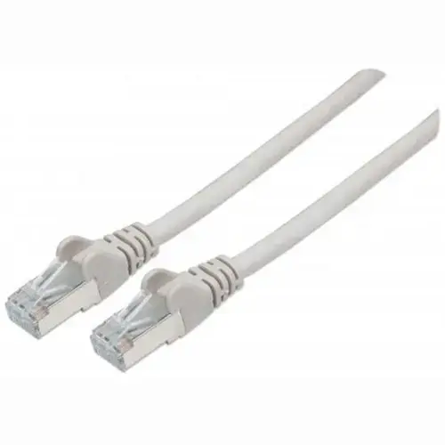 Cablu de retea plat, Logilink, Cat.6A U/UTP SlimLine, 0.5m, Alb