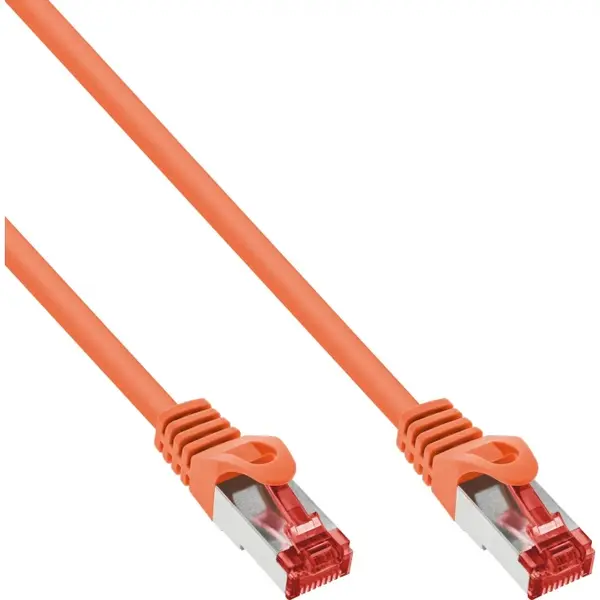 Cablu de retea RJ45 Cat.6 SFTP PiMF 10m Orange, InLine IL76400O