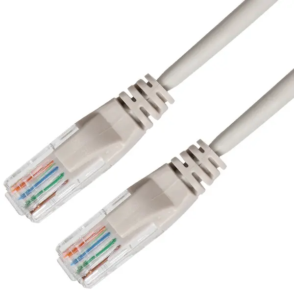 Cablu de rețea VCom - NP512B-3m, RJ45/RJ45, 3m, gri