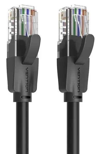 Cablu de rețea Vention - IBEBF, RJ45/RJ45, 1m, negru