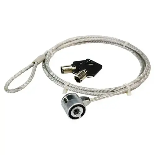 Cablu de securitate Lindy pentru laptop, din otel rezistent acoperit, 1.6 m