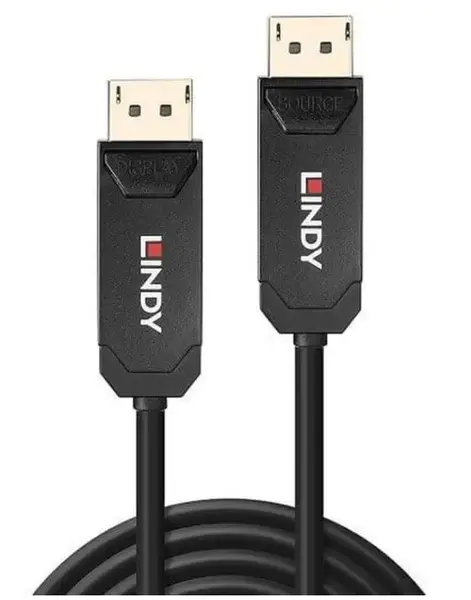 Cablu DisplayPort Lindy LY-38525, 50m (Negru)