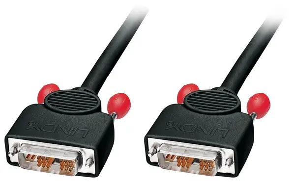 Cablu DVI-I Single Link 5m T-T Negru, Lindy L41273*