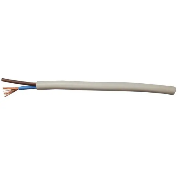 Cablu electric litat (multifilar) de cupru MYYM / H05VV-F 2x1.5 / 10m