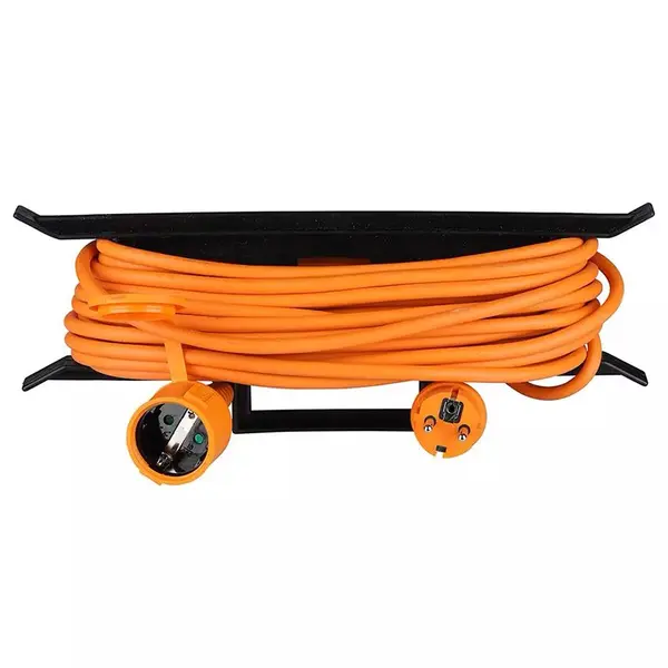 Cablu extensie de exterior V-TAC, 15 m, 3G1.5 mm², 16A, IP44, portocaliu, VT-3002-15