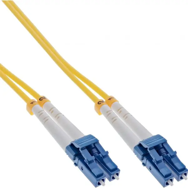 Cablu fibra optica Duplex Single mode LC - LC OS2 20m, InLine IL88656C