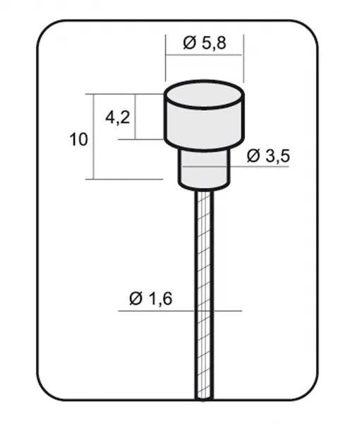 Cablu Frana Alligator Cursiera L-1700mm A 1,5 Slick
