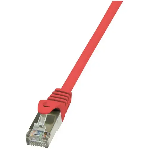 Cablu FTP LOGILINK Cat5e, cupru-aluminiu, 5 m, rosu, AWG26, ecranat CP1074S