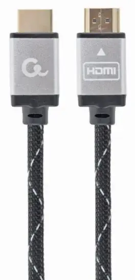 Cablu GEMBIRD CCB-HDMIL-1.5M, HDMI - HDMI, 1.5m, conectori auriti, 4K/60Hz (Negru)