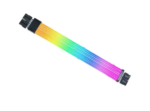 Cablu GPU Lian Li Strimer 2x6+2 pini, Wireless, RGB
