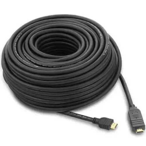 Cablu HDMI cu amplificator, High Speed Ethernet, Versiunea 1.4, tripluecranat, conectori auriti, 10m, PremiumCord kphdmer10