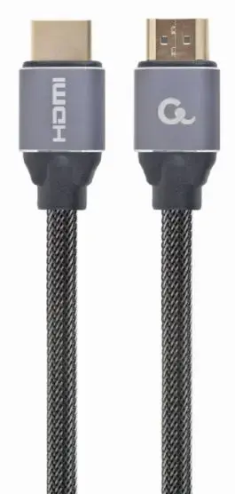 Cablu HDMI Gembird CCBP-HDMI-1M, premium, conectori auriti, rezolutie maxima 4K (3840 x 2160) la 60 Hz, 1 m (Negru)