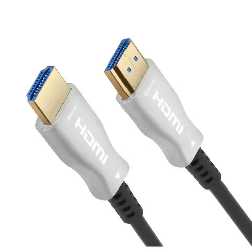 Cablu HDMI Optic, 18Gbps, 4K@60Hz, Active Optical (AOC), V2.0, conectori auriti, 100m, PremiumCord, kphdm2x100