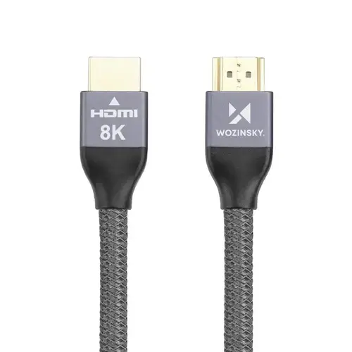 Cablu HDMI Wozinsky, HDMI 2.1, 8K , 48 Gbps, 1m, Argintiu