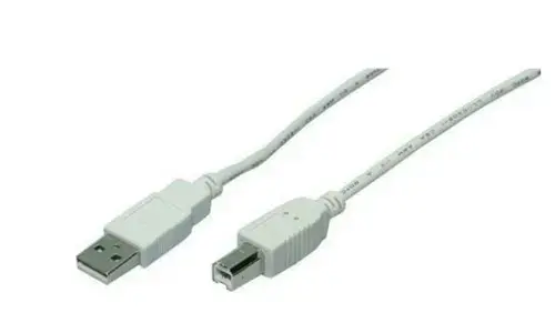 Cablu imprimanta LOGILINK CU0009, USB 2.0 - USB 2.0 Type-B, 5m (Gri)