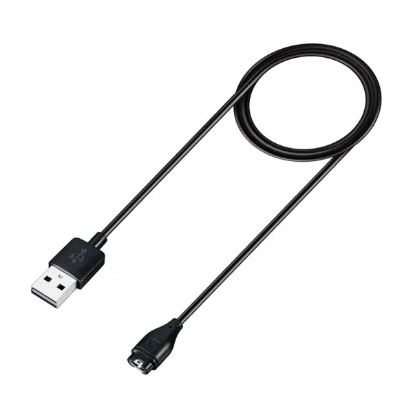 Cablu Incarcare Techsuit TGC1 pentru Garmin Watch Fenix / vivoactive Series, USB-A, Negru