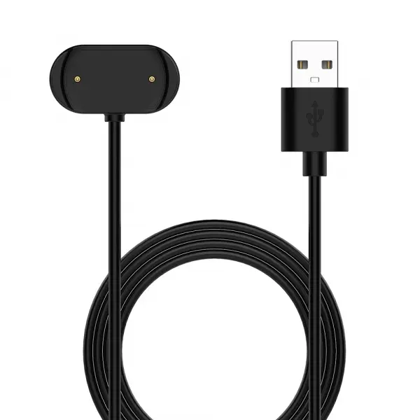 Cablu Incarcare Techsuit THA3 pentru Amazfit Watch Series, USB-A, Negru