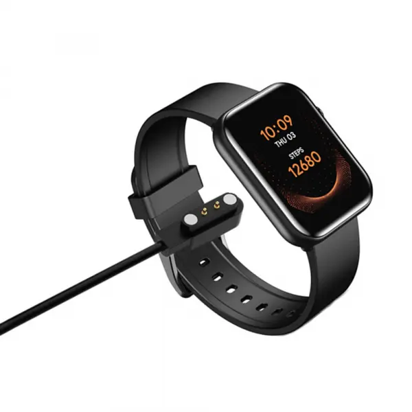 Cablu Incarcare Techsuit TXC7 pentru Nothing CMF Watch Pro / Pro 2, USB-A, Negru